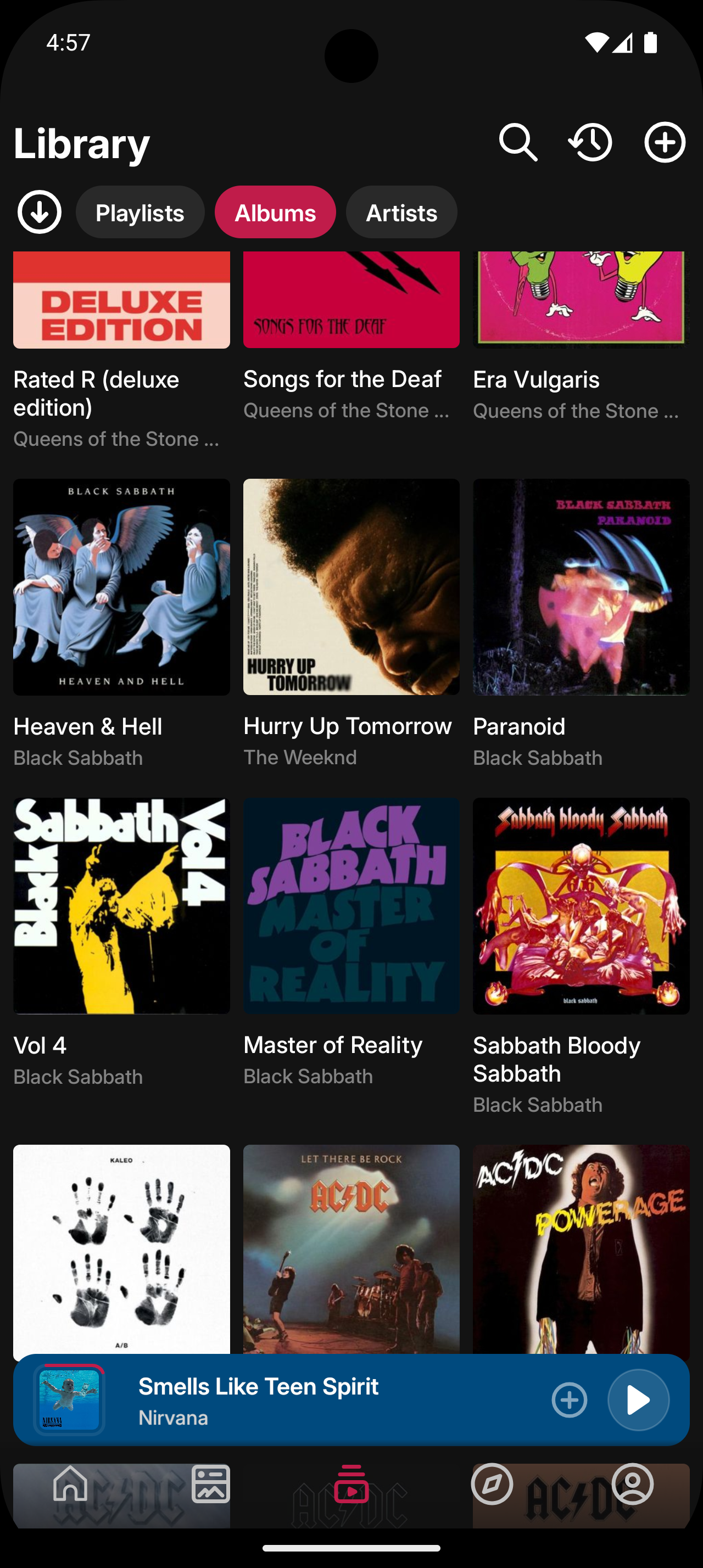 Music library — playlists and liked tracks on Melodon